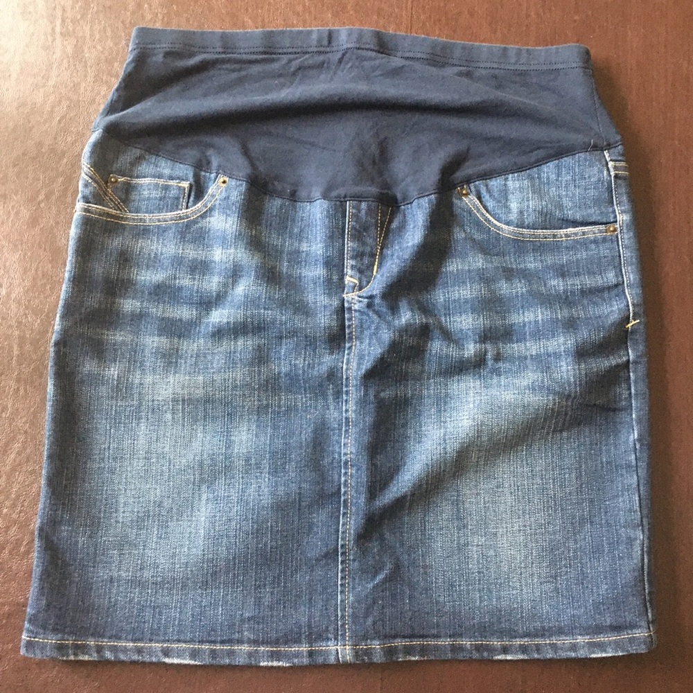Old  Navy | Maternity | Jean Skirt | 12 | EUC